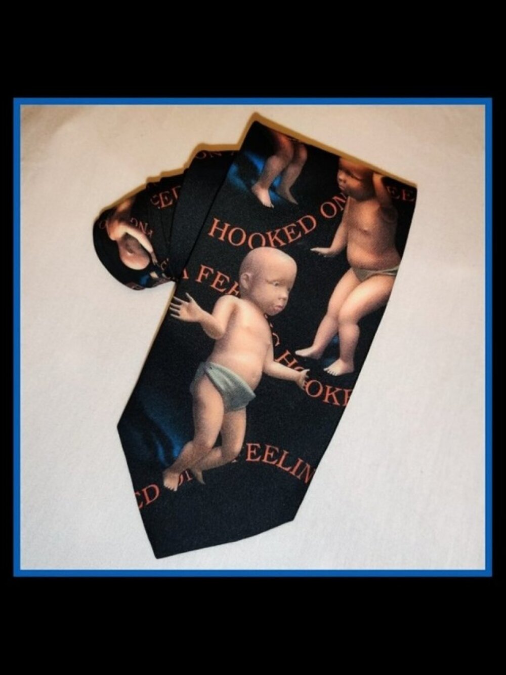 Vintage Ally McBeal Dancing Baby Hooked on a Feeling Men's Tie by Flipside